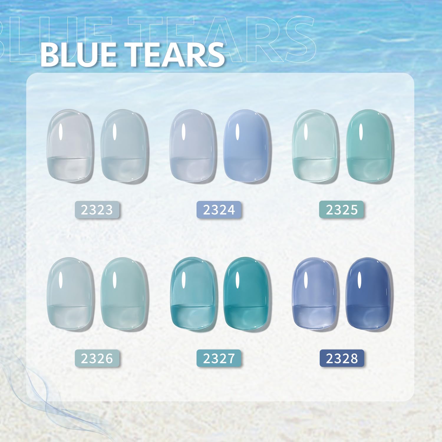 GAOY Jelly Blue: muestra colores translúidos para construir desde claro hasta opaco