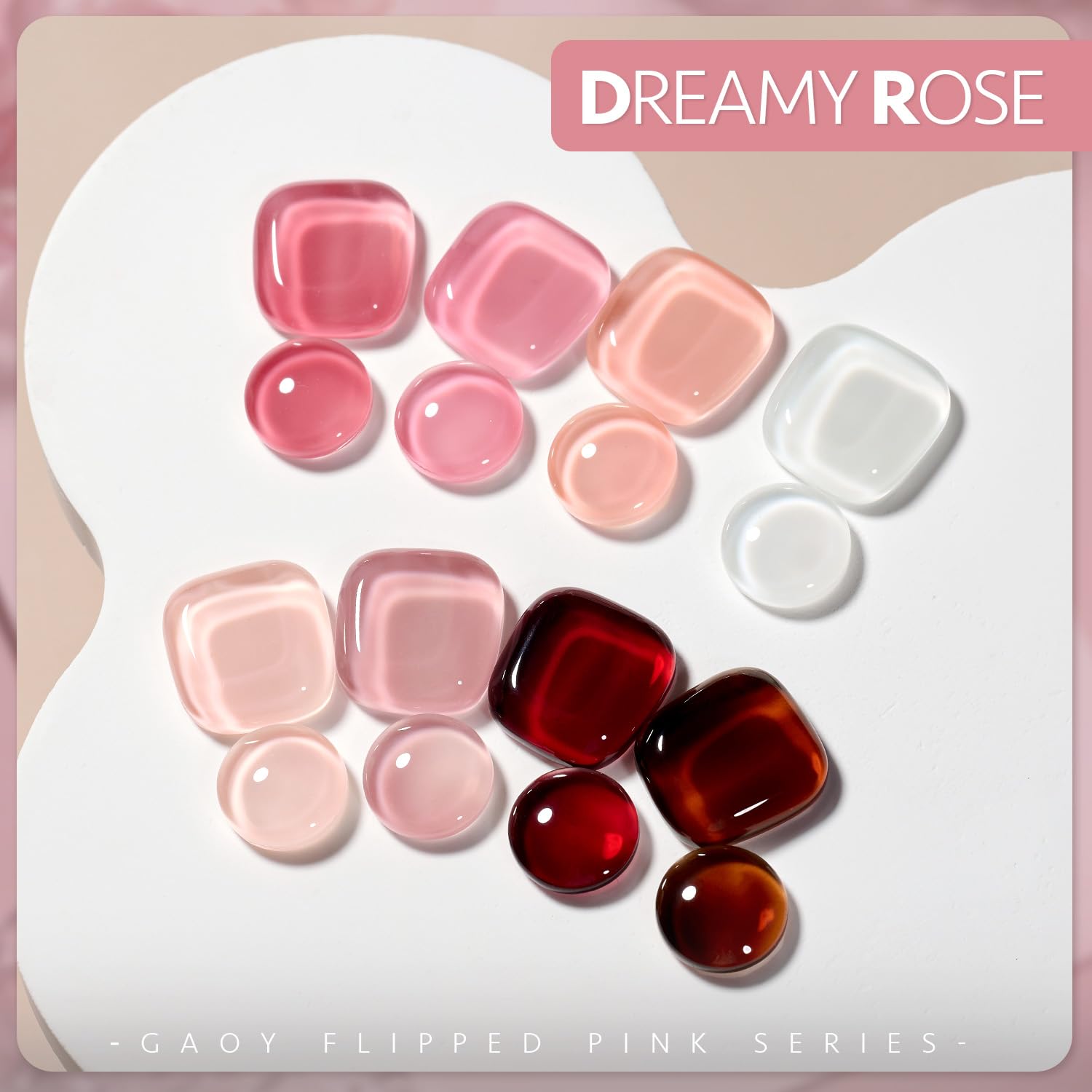 GAOY Jelly Gel: empaque compacto para guardar y transportar esmaltes.