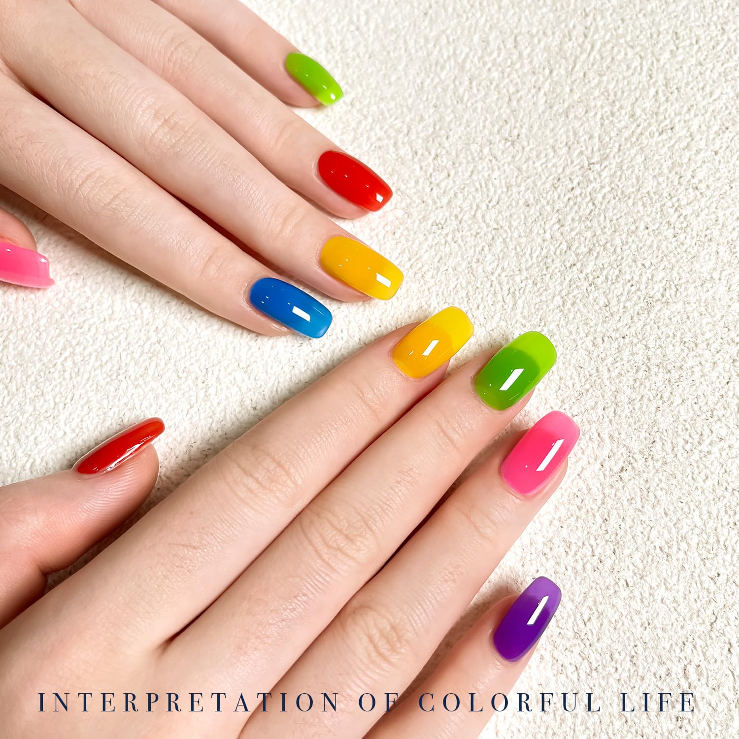 GAOY Jelly Gel tono rojo transparente para un efecto vibrante.