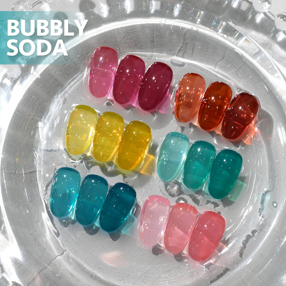 GAOY Jelly Gel Rojo: tono vibrante para manicura duradera.