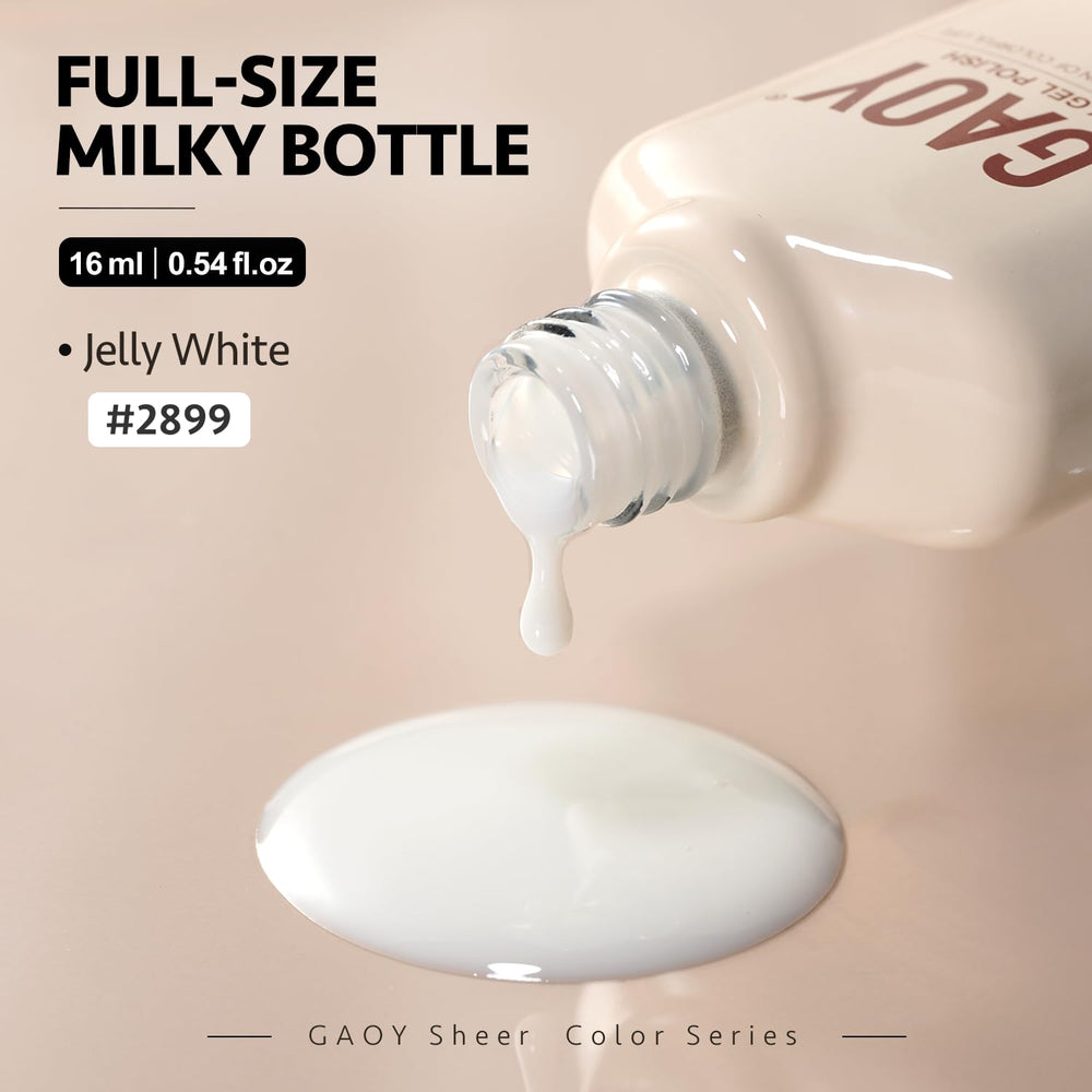 GAOY Jelly Gel Nail Polish at-home nail art setup for DIY creativity