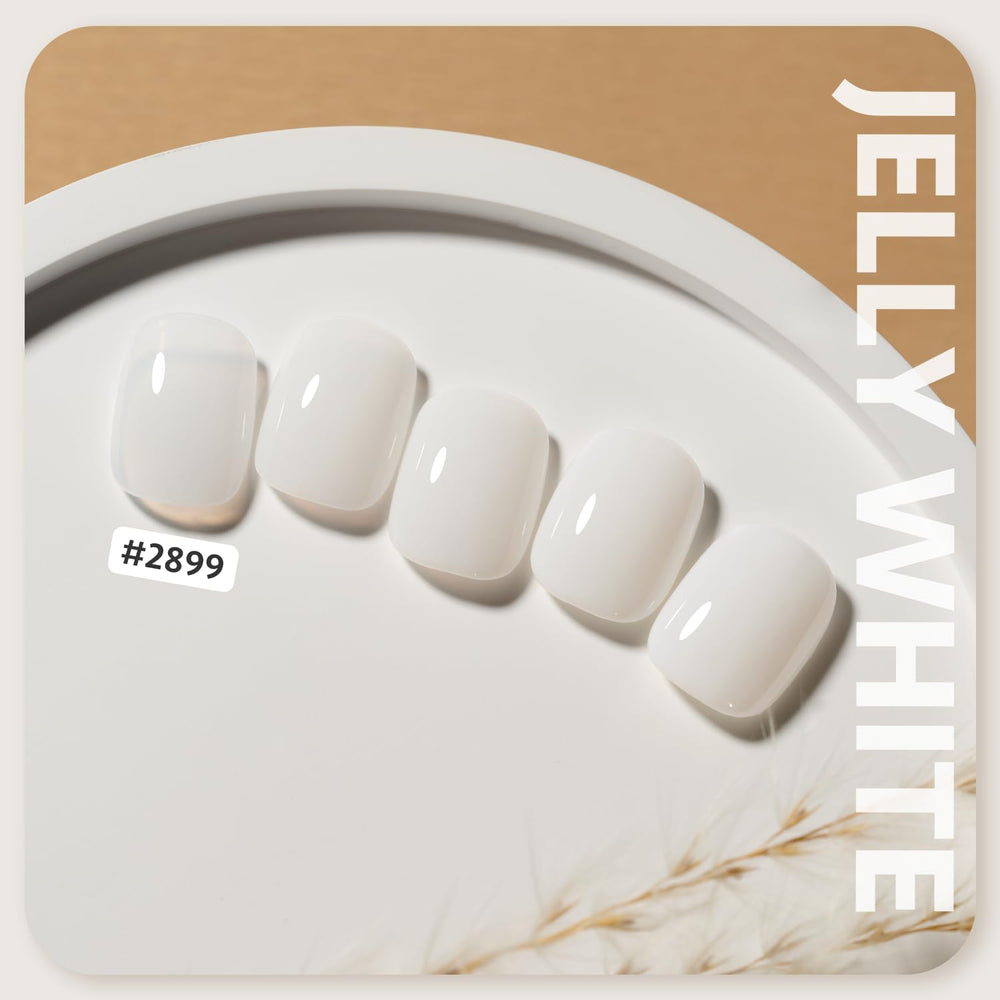 GAOY Jelly Gel Nail Polish layers showing buildable color from transparent to opaque