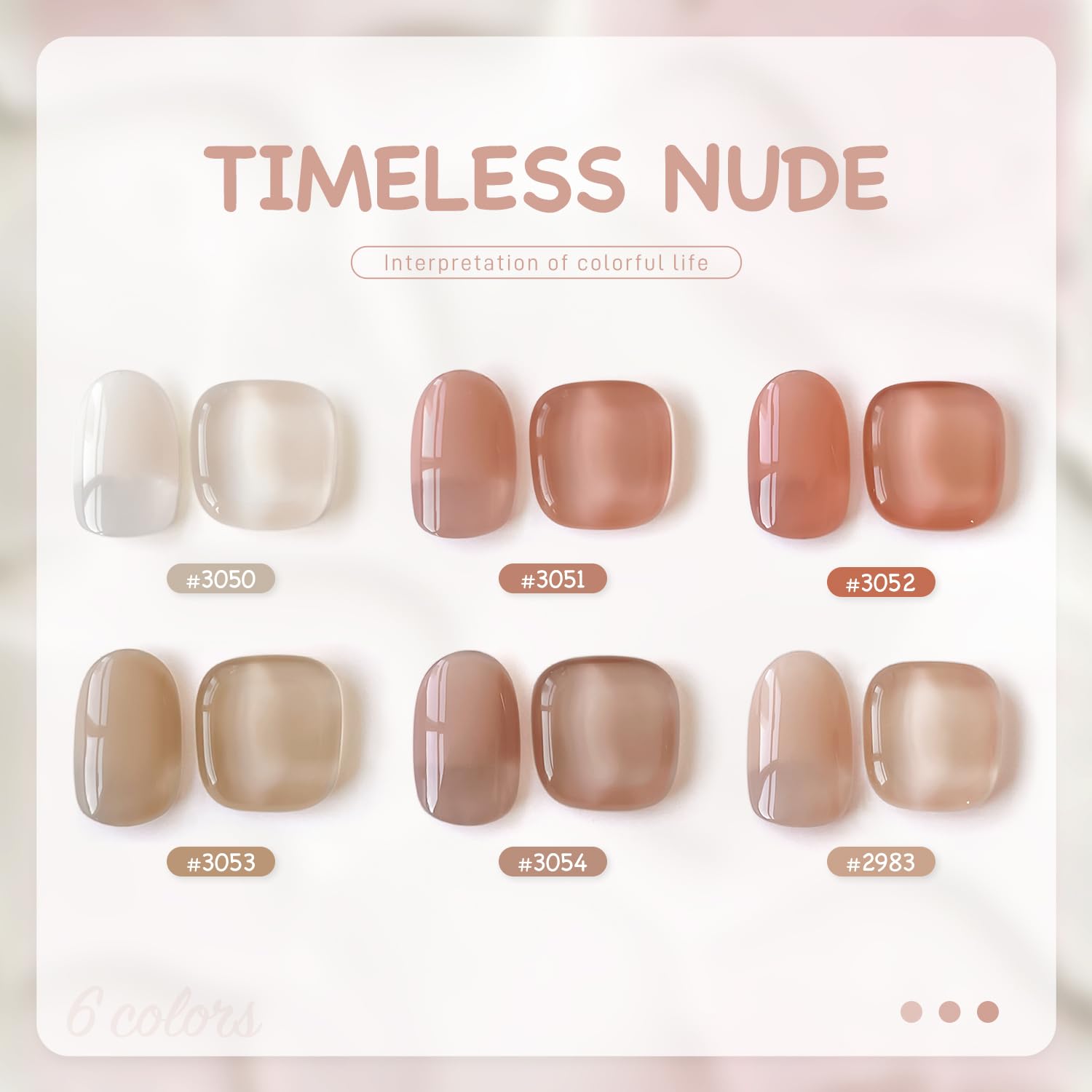 GAOY Jelly Gel Polish Set cures under UV LED in 60 seconds for quick manicures.