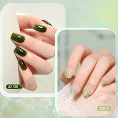 GAOY Jelly Green: aplicación en uñas para acabado natural o cubriente