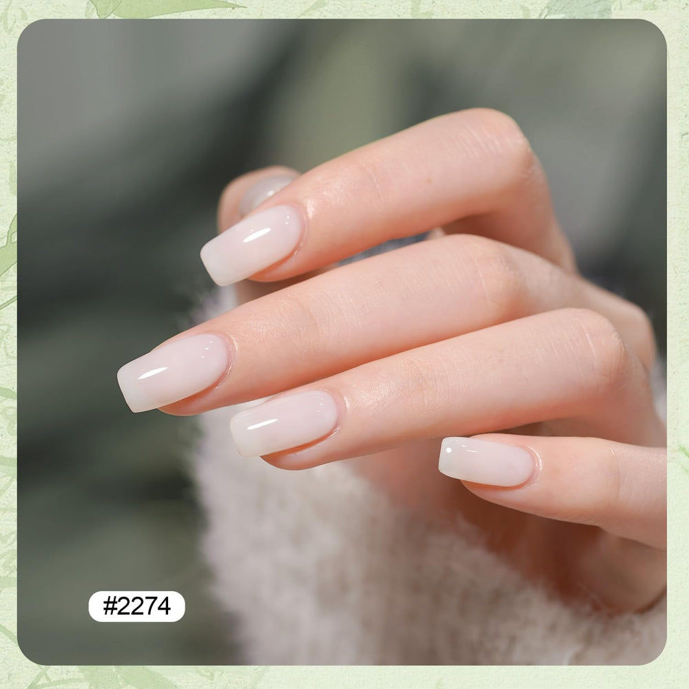 GAOY Jelly Green: curado UV en 60 segundos para uñas secas
