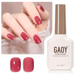 GAOY Jelly Nude gel polish bottle for at-home nail art