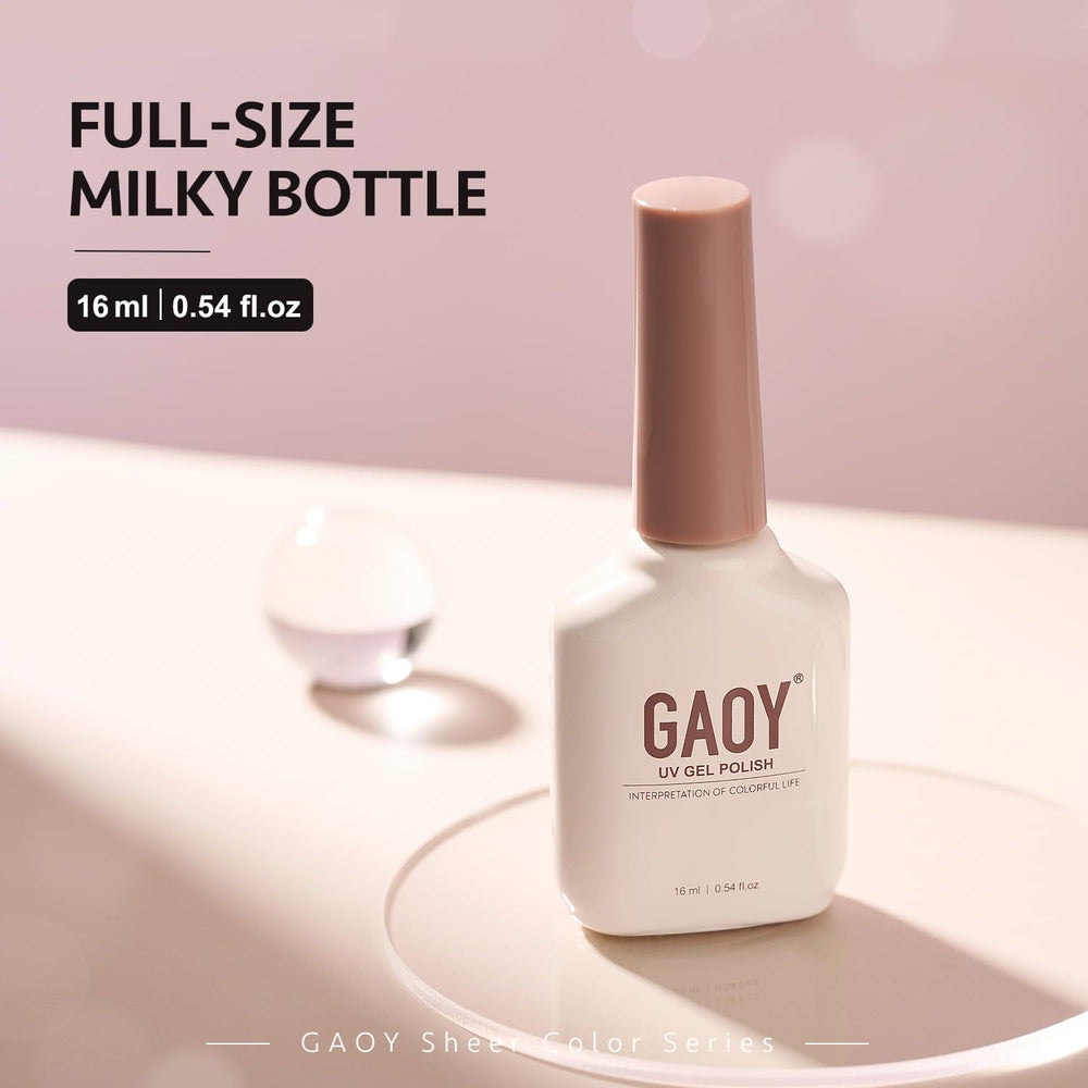 GAOY Jelly Nude packaging featuring 16ml bottle for home use