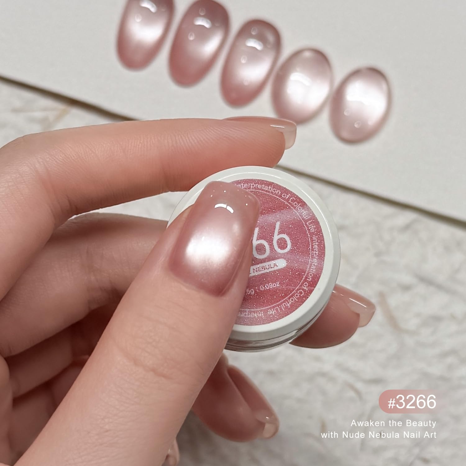 GAOY jelly purple gel polish with holographic shimmer for sparkle