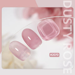 GAOY Jelly Purple sheer layer swatch demonstrates layered depth options