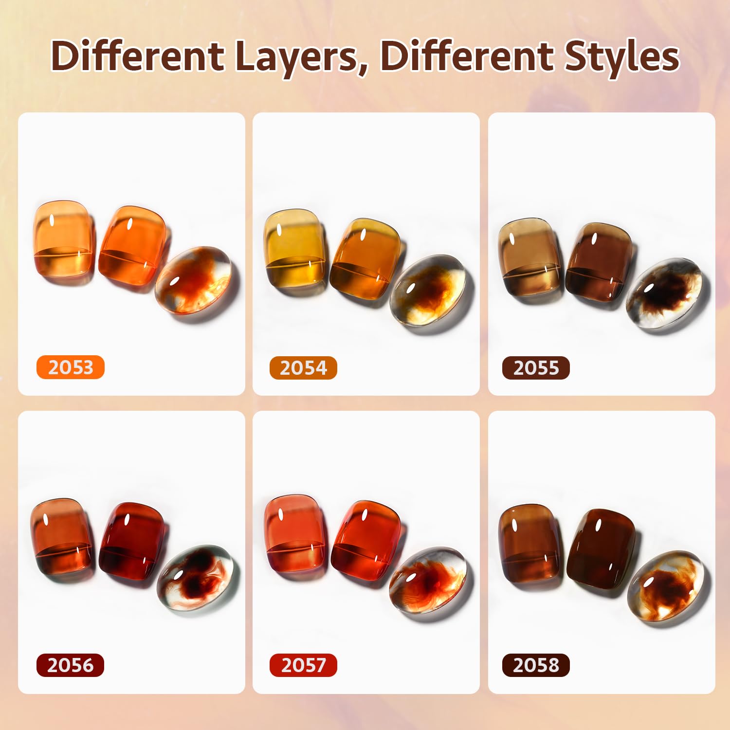 GAOY Jelly Tortuga rojo oscuro, tono elegante para uñas duraderas