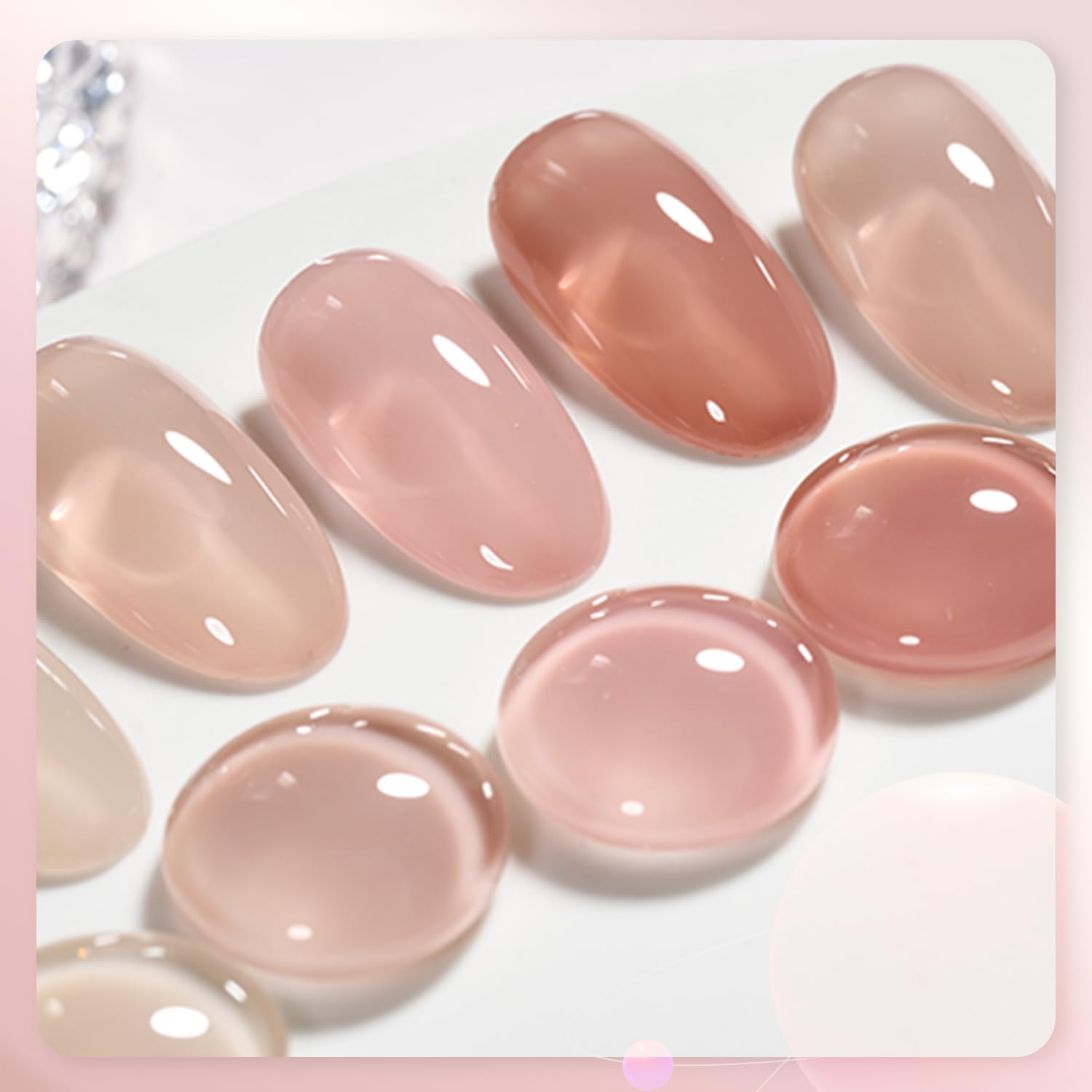 GAOY Jelly UV Gel Nail Polish Transparente Claridad: base para crear color duradero