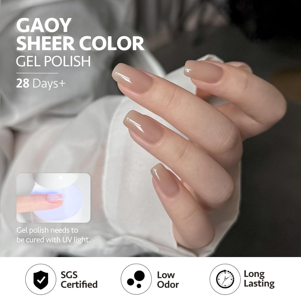 GAOY UV light curing the gel polish for quick dry