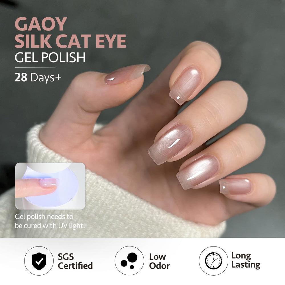 GAOY kit uñas con imán para crear decoraciones duraderas en salón o casa.
