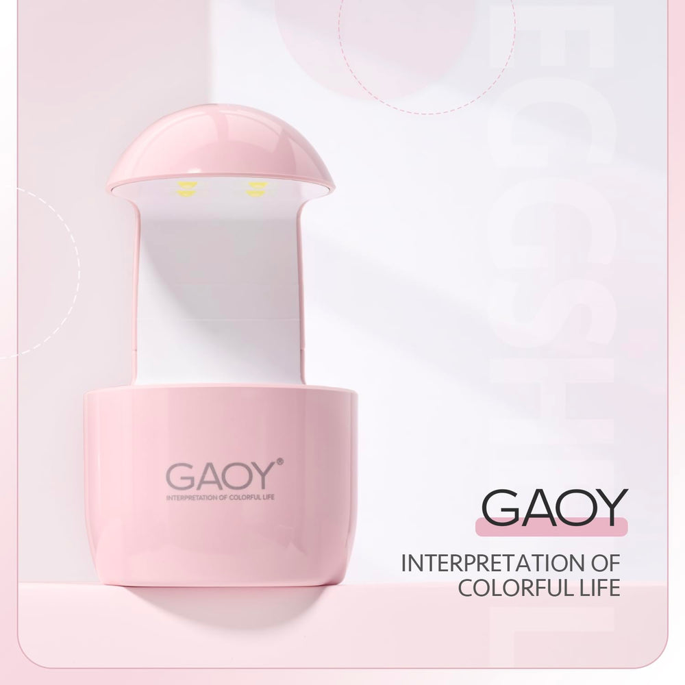 GAOY lamp with large under-light space supports nail extensions and fast curing