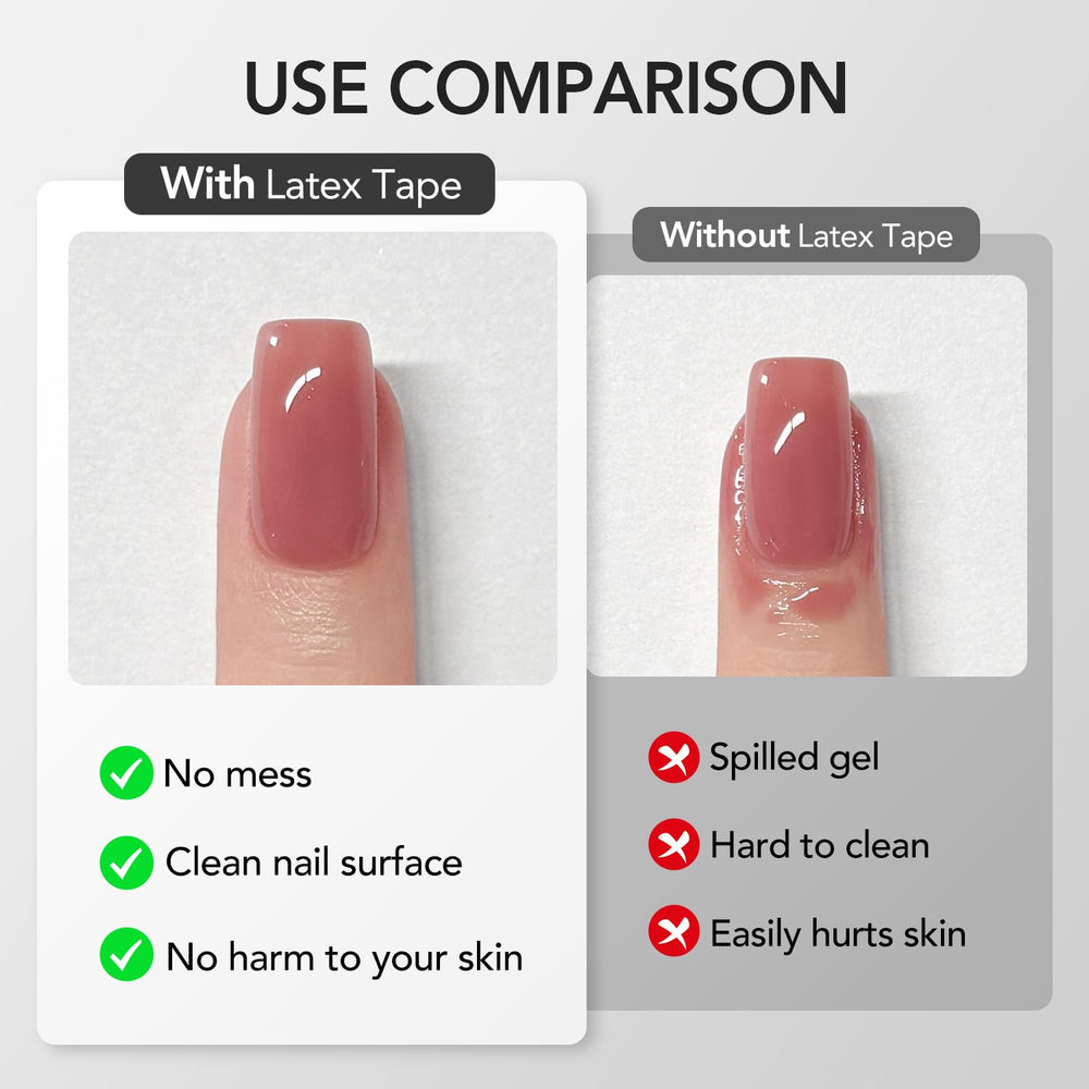 GAOY cinta desprendible para cutícula: facilita retirar residuos tras la manicura.
