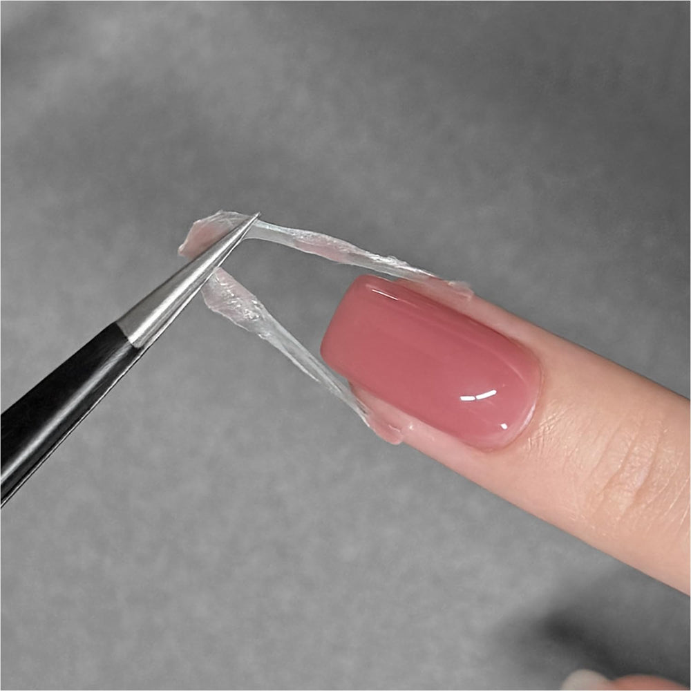 GAOY látex para uñas: protector de cutícula, bote claro para manicura precisa.