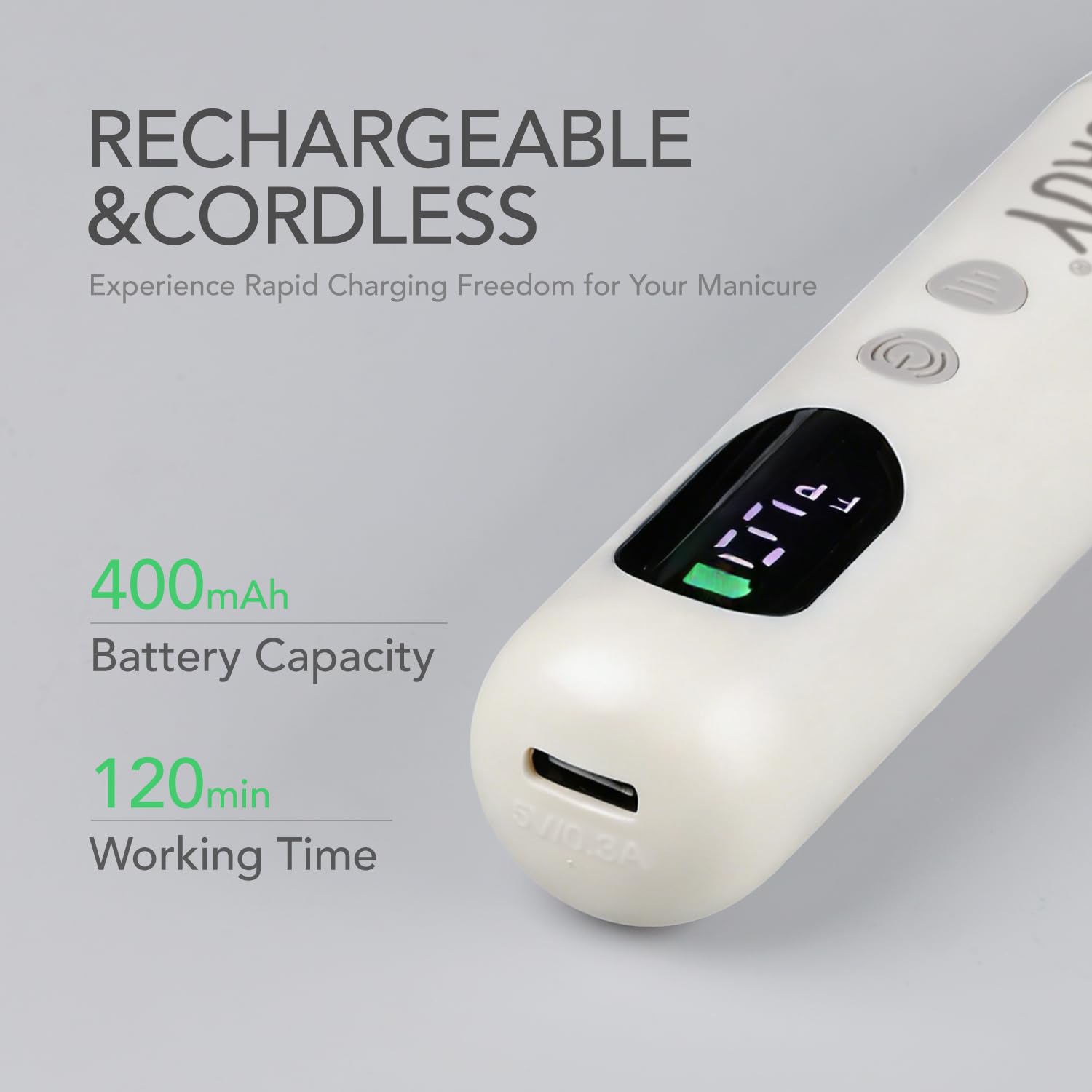 GAOY Batería de 400 mAh ofrece sesiones sin interrupciones y recarga rápida