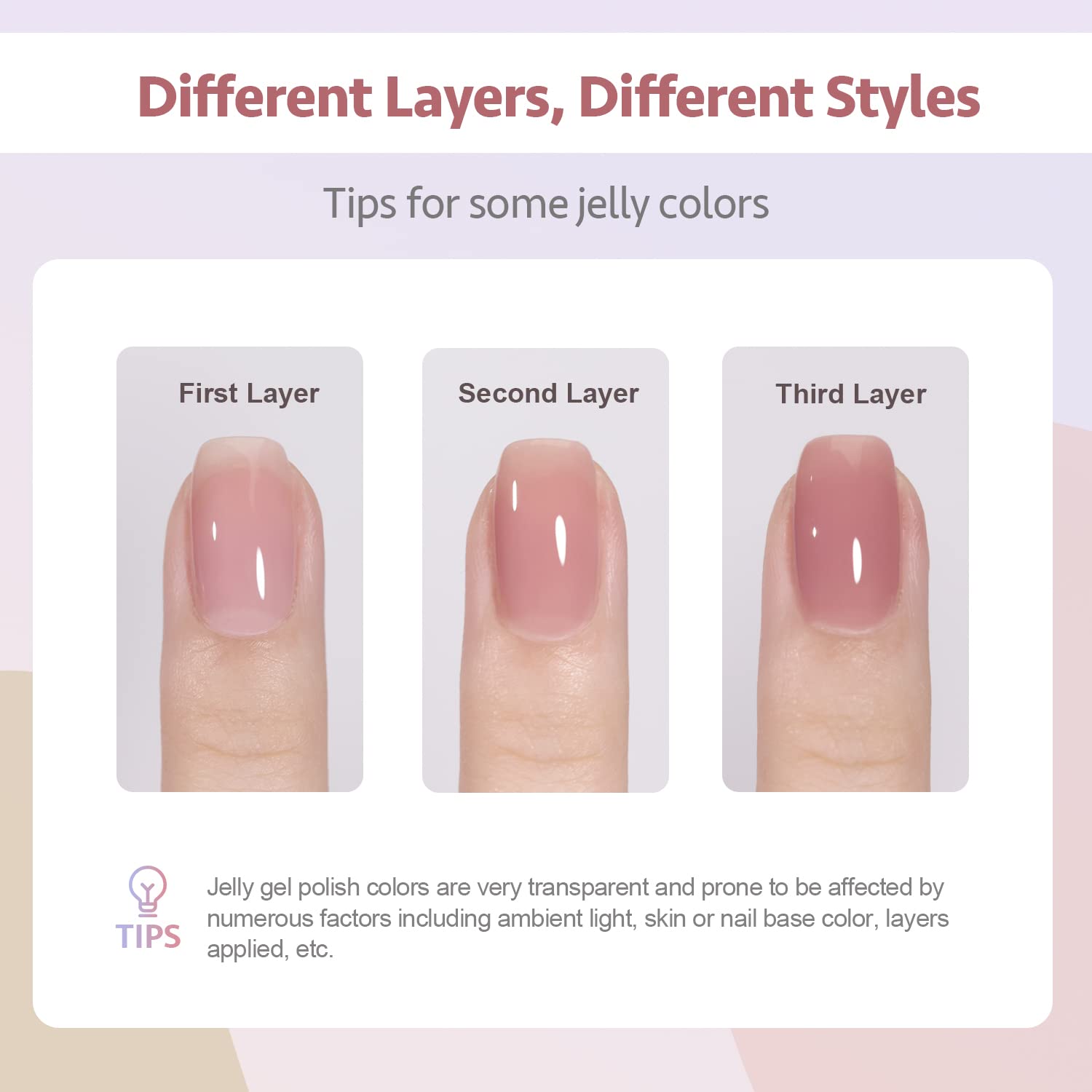 GAOY long-lasting gel nail polish kit supports up to four weeks wear