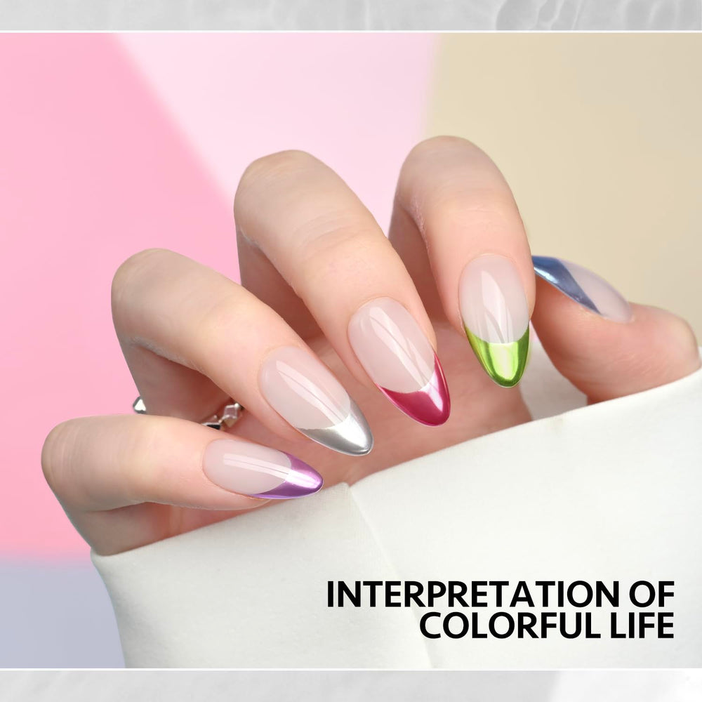 GAOY long-lasting protection image showing four weeks of wear potential on gel nails.