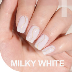 GAOY 1482 swatches show buildable nude gel for versatile looks.