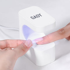 GAOY Mini UV Light front view showing compact design for quick curing