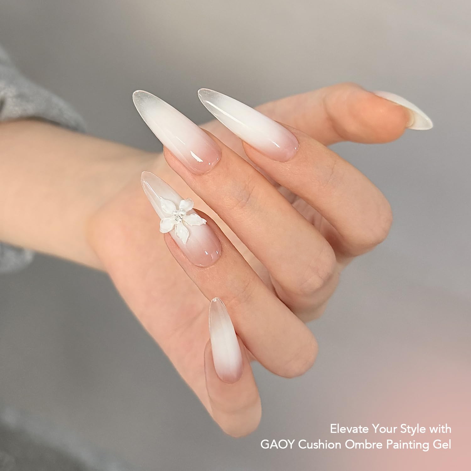 GAOY Multi-use gel system works with gel, acrylic, and dip products.