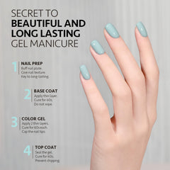 GAOY nail art at home kit image displaying versatile layering