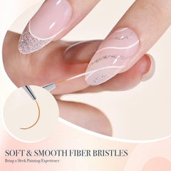 GAOY nail art liner brush 20mm perfect bold accents and patterns