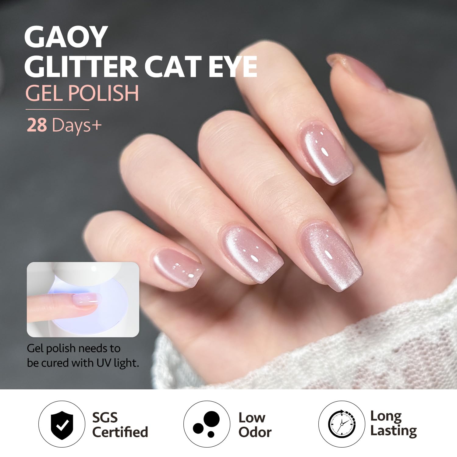 GAOY Nail art setup and application with magnet