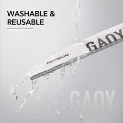 GAOY nail file aids gel polish removal with gentle, controlled shaping