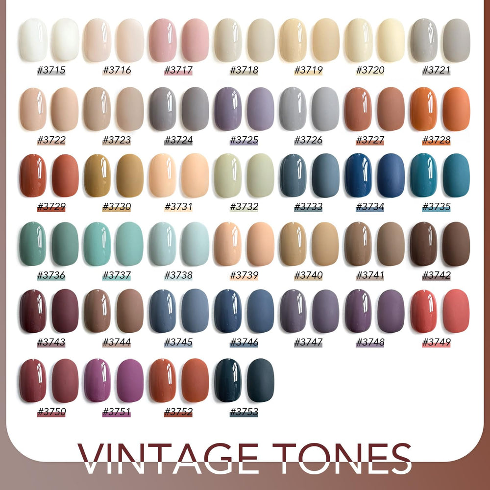 GAOY nude to burgundy swatches show all-season styling options.