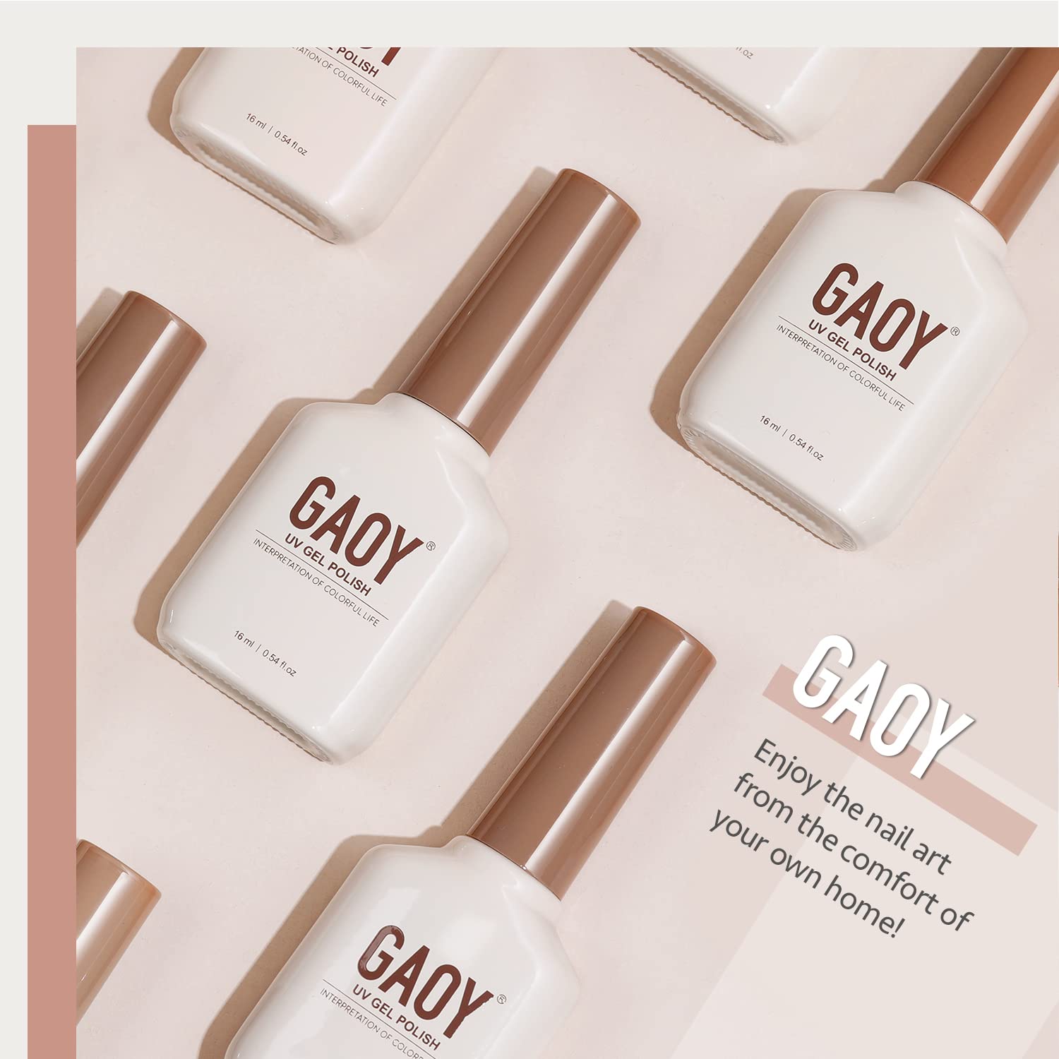 GAOY low-odor formula keeps at-home manicures comfortable and enjoyable.