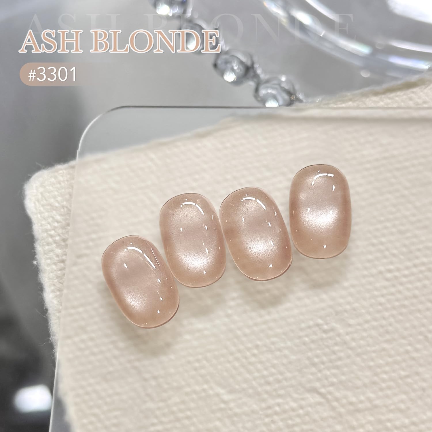 GAOY Nude Glassy Cat Eye imán para crear patrones únicos en casa.