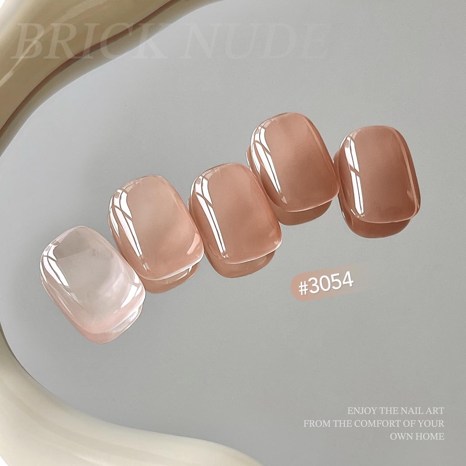 GAOY Nude Jelly Gel Nail Polish ideal for at-home nail art projects.