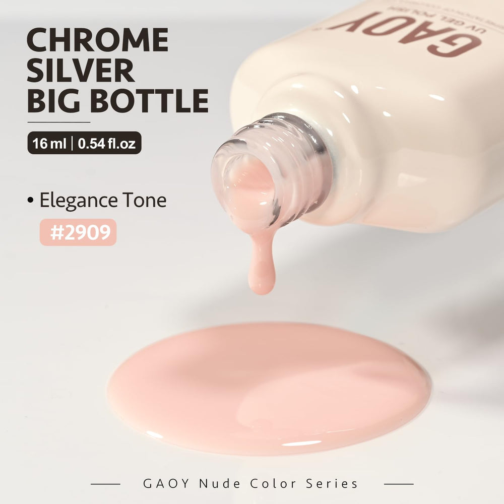 GAOY Nude Jelly Gel Polish packaging and label details.