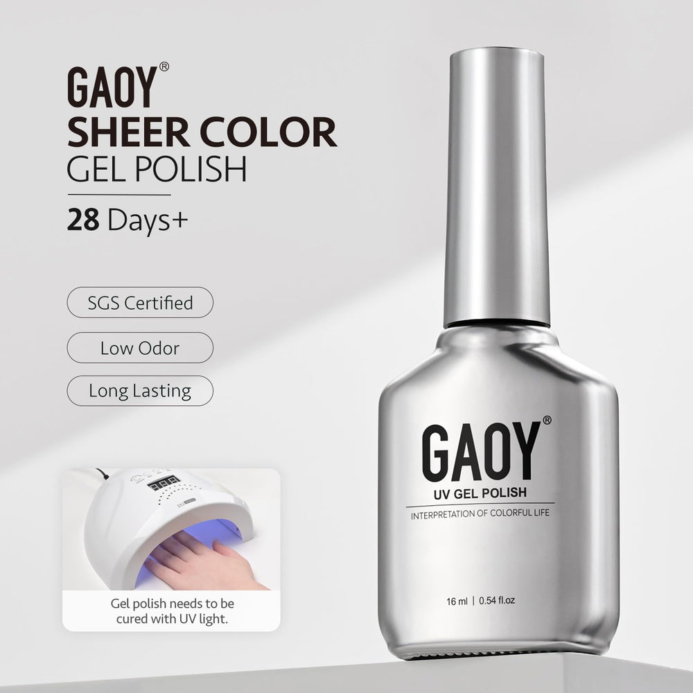 GAOY 16ml bottle with chrome design fits home nail art kit