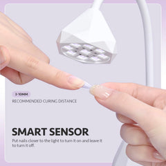 GAOY Omin-Cure nail lamp cordless operation for flexible gel manicures