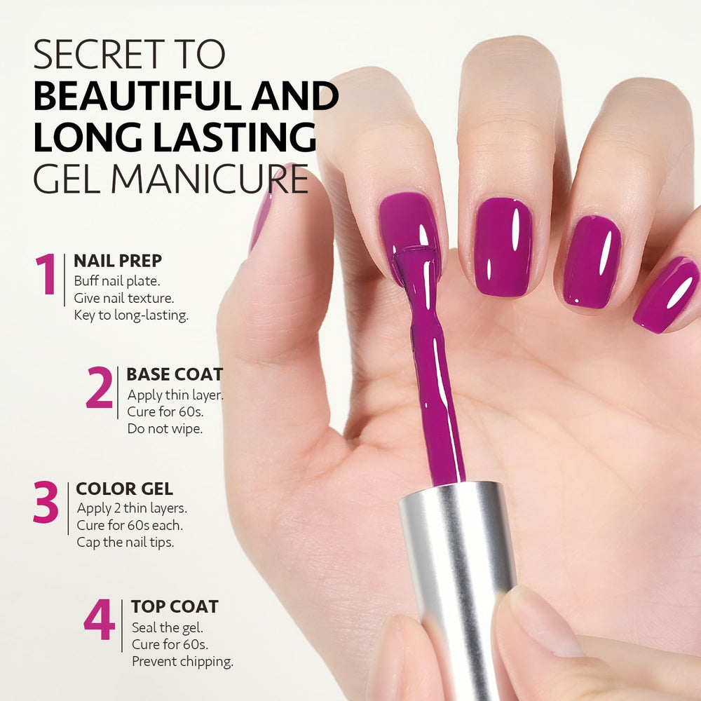 GAOY 16ml bottle packaging shown inside a box for home manicure kits.