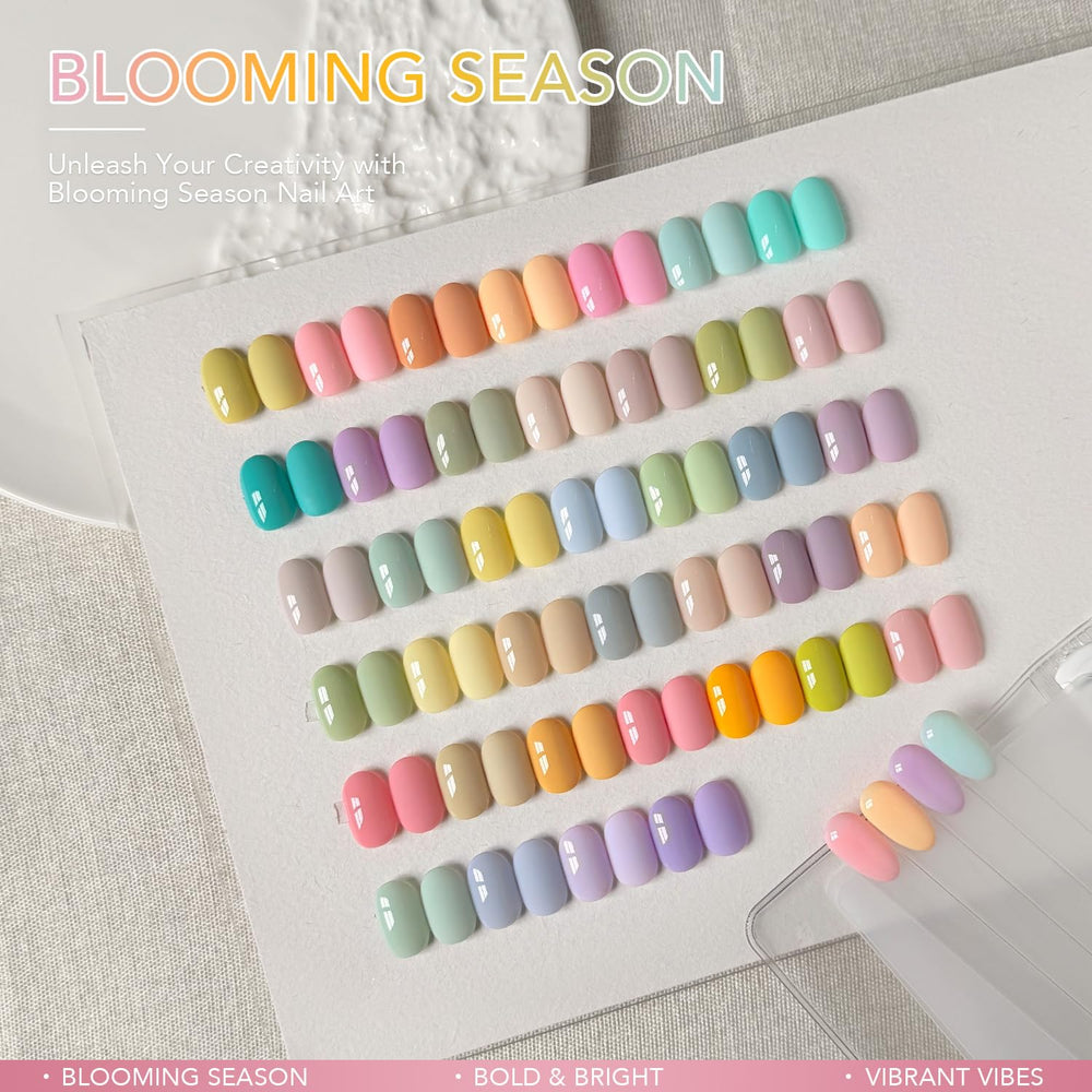 GAOY pastel spring-summer colors for vibrant DIY manicures or professional nail art.