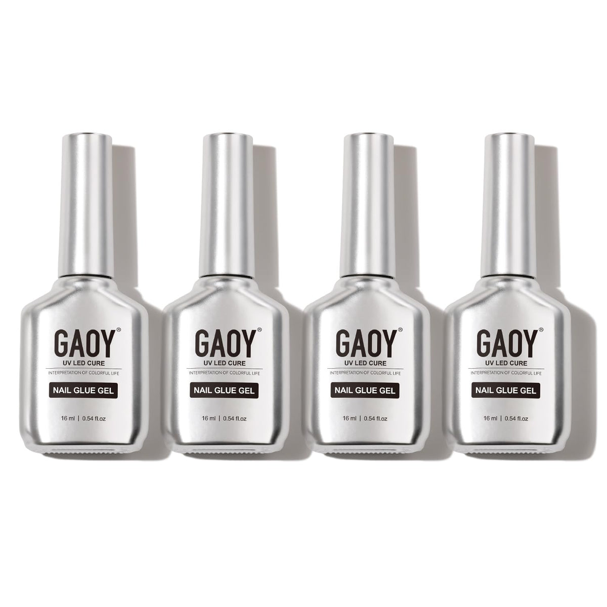 GAOY pegamento gel uñas 2 en 1, base y adhesivo para extensiones.
