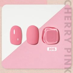 GAOY Pink Gel Nail Polish brush-applicator ready for precise, mess-free color application