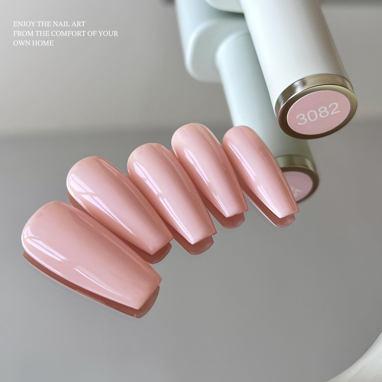 GAOY gel nail polish brush close-up for precise at-home application.
