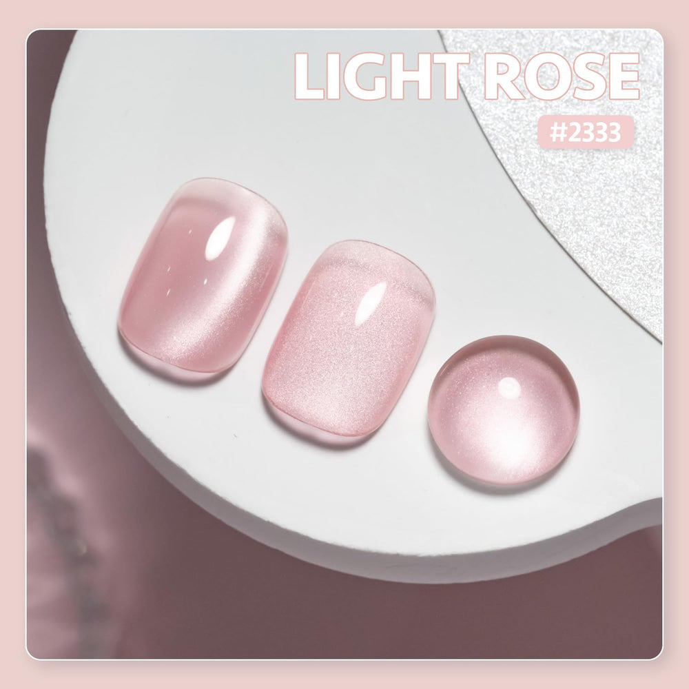 GAOY Pink Glassy Cat Eye gel polish magnet kit for magnetic effects