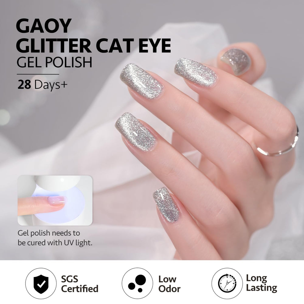 GAOY Platinum Ojo de Gato, presentación de 16 ml lista para uso.