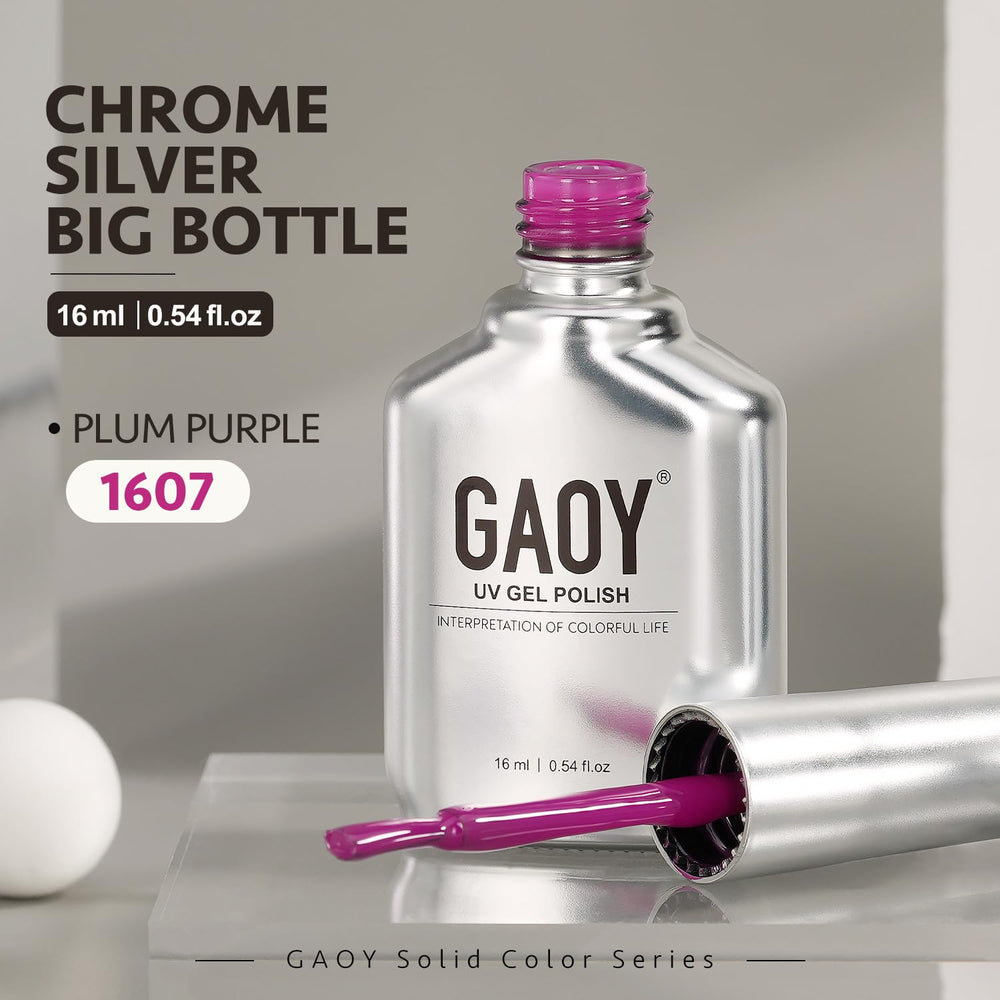 GAOY plum-purple swatches 1607 displaying rich color options.