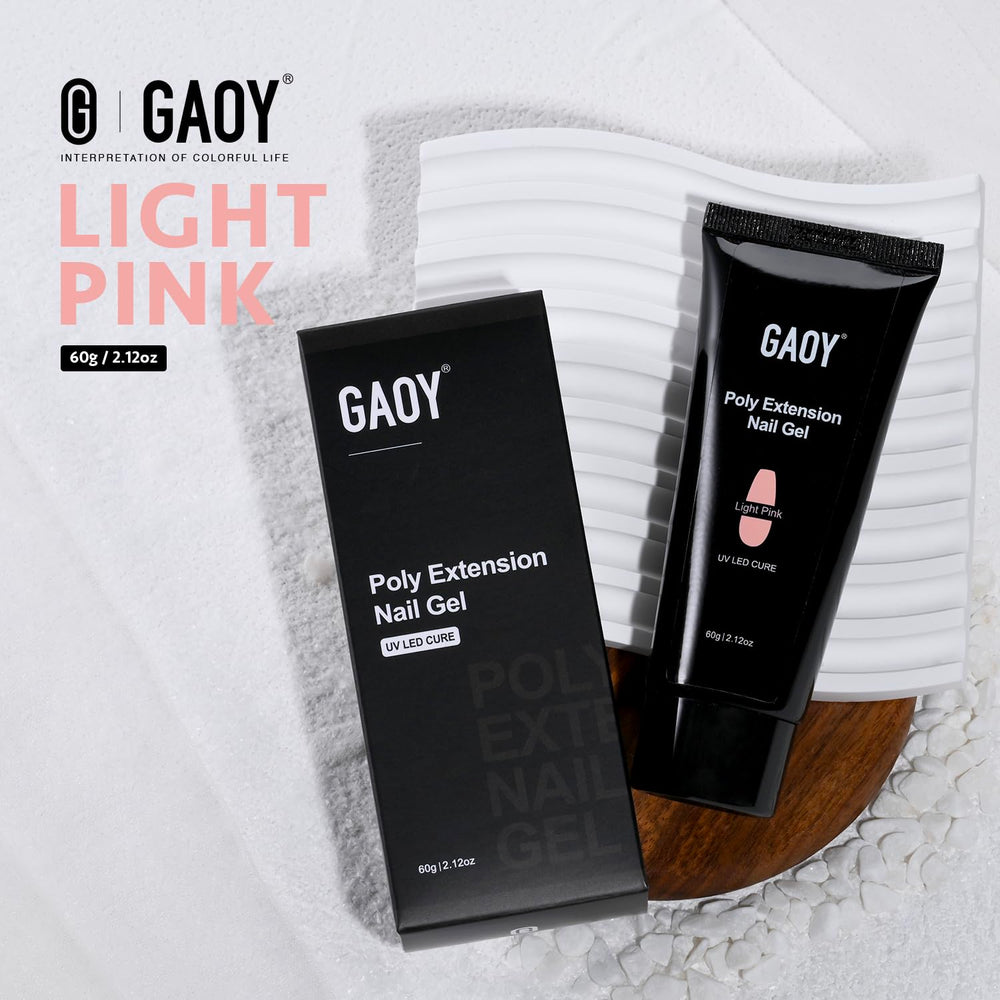 GAOY Poligel 60g ideal para principiantes y profesionales en casa.