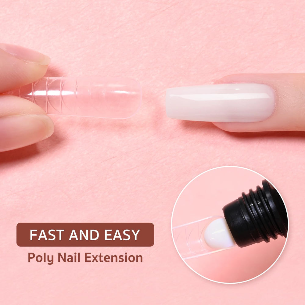GAOY poly gel 60g, textura cremosa para extensiones limpias y duraderas.