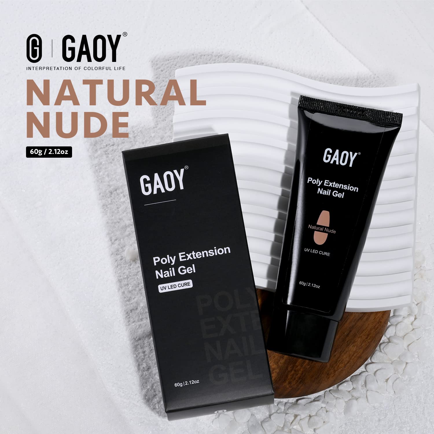 GAOY Poly Gel es apto para uso doméstico y en salones profesionales.