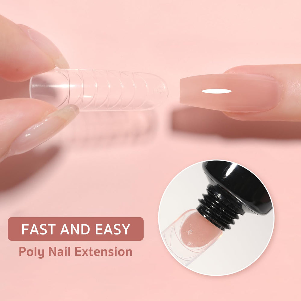 GAOY Poly Gel Set, paleta rosada para diseños elegantes en casa.