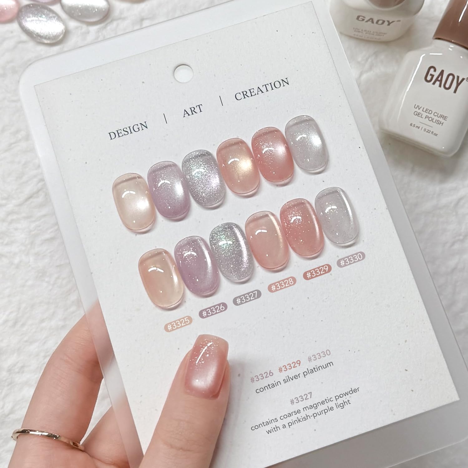 GAOY light buff to smooth nail bed for better wear